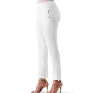 Rafaela stretch ankle pants. Star White Color NWT